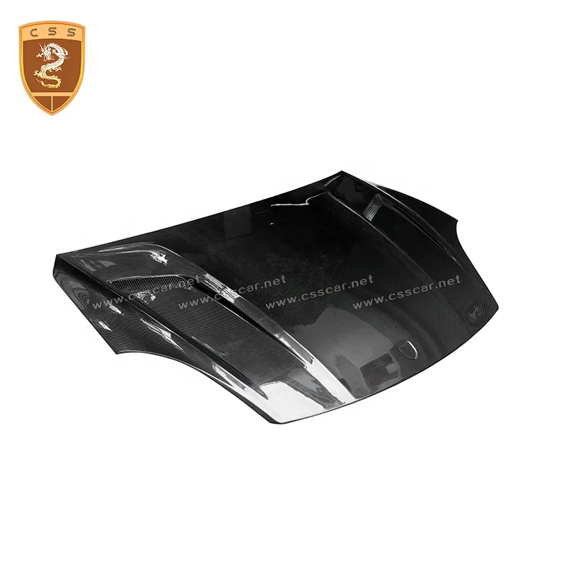 Carbon Fiber Tech Art Style Hood For Porsche Cayenne 9y0 Car Engine Bonnet Parts
