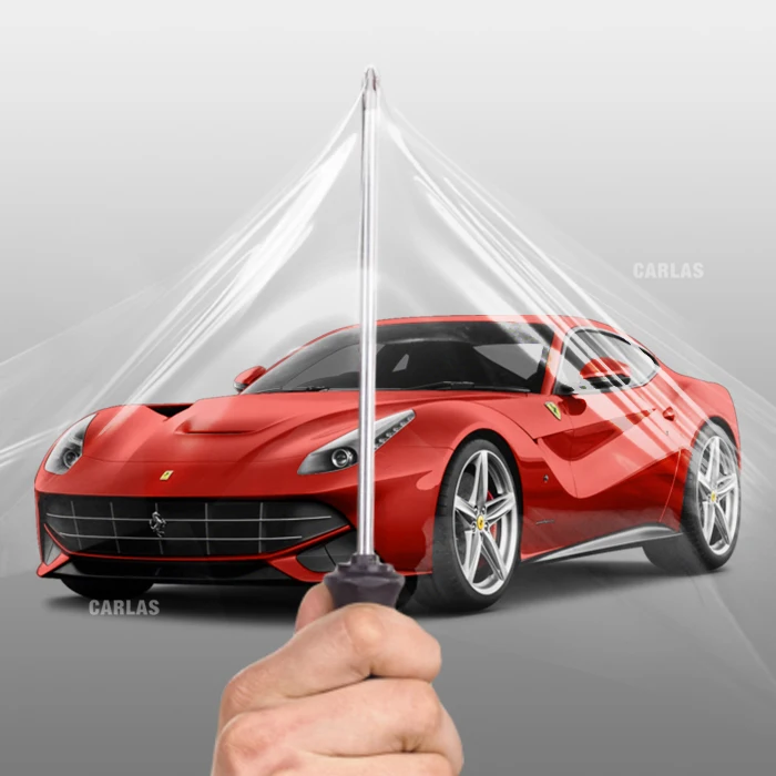 Carlas 1.52*15m/roll Pu Ppf Anti-scratch Car Matte Transparent Paint Protection Film New Car Stickers By Manufacturer