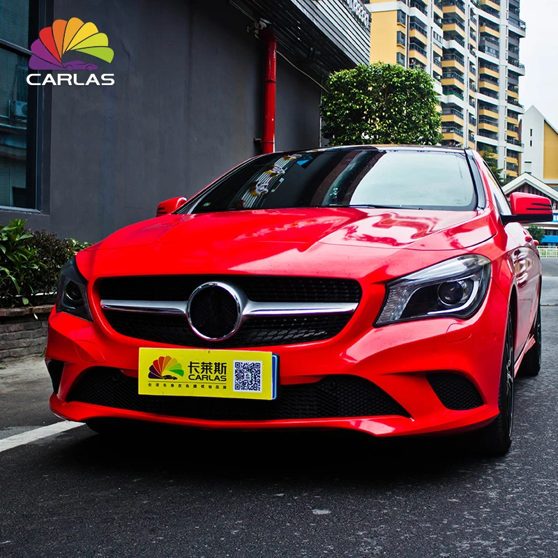 Carlas 1.52*16m Premium Pvc Candy Colours Customisable Oem/odm Body Colour Change Film Give Your Car A Fresh New Look