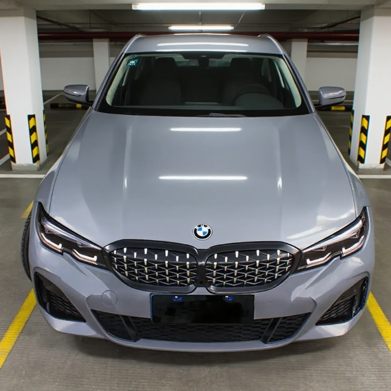 Carlas Automotive Film Supplier 1.52*15m/roll Glossy Crystal Nardo Grey Automotive Wrapping Vinyl Chromatic Film