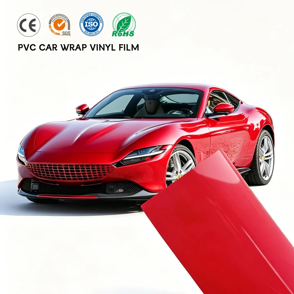 Carlas Film Gloss Car Wrap Crystal Series 1.52*16m Tpu Automotive Color-changing Film Self-adhesive Car Protective Wrap