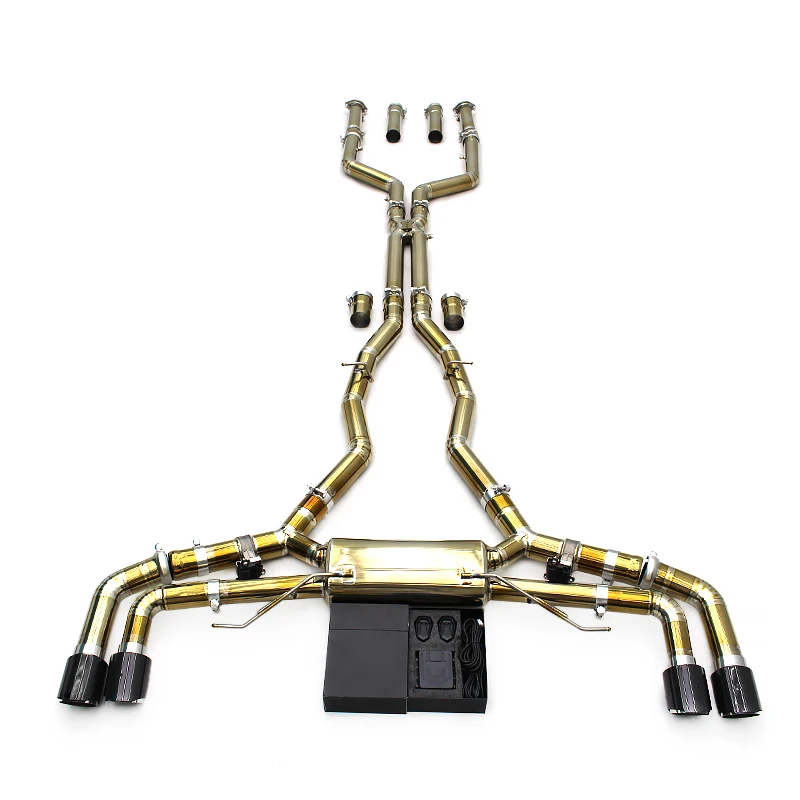 Catback Exhaust For Bmw X5m/x6m F95/f96 4.4tt 2020-2024 High Performance Titanium Valvetronic