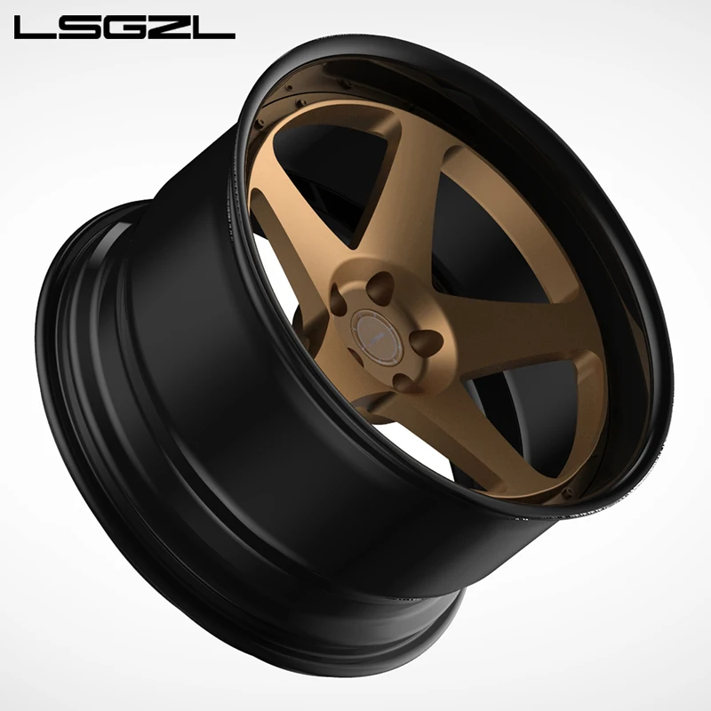 Custom 2 Piece Deep Concave Forged Alloy Wheel For Chevrolet C8 Mercedes G63 5x120 5x127 5x114.3