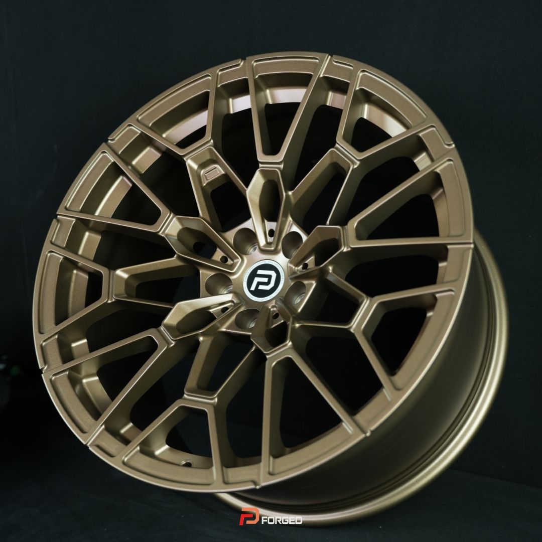 Custom 827M Forged Wheel Satin Bronze STRONGER and LIGHTWEIGHT High Quality Forged Alloy Wheels for BMW M3 G80 M4 G82 G83 M2 G87