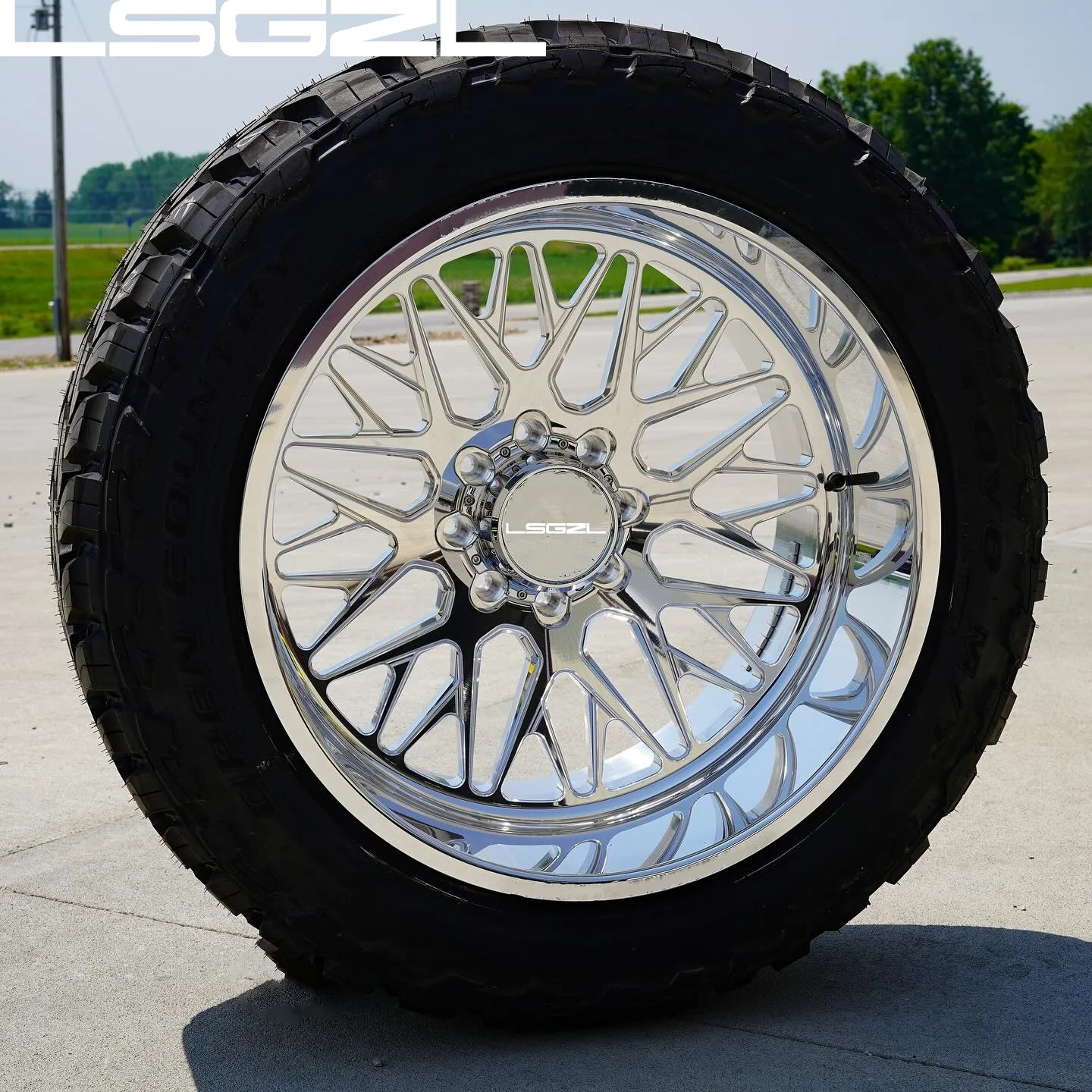 Custom Deep Dish Forged Alloy Wheel For F350 F250 F150 Gmc 22x12 22x14 24x12 24x14 26x16 20x10