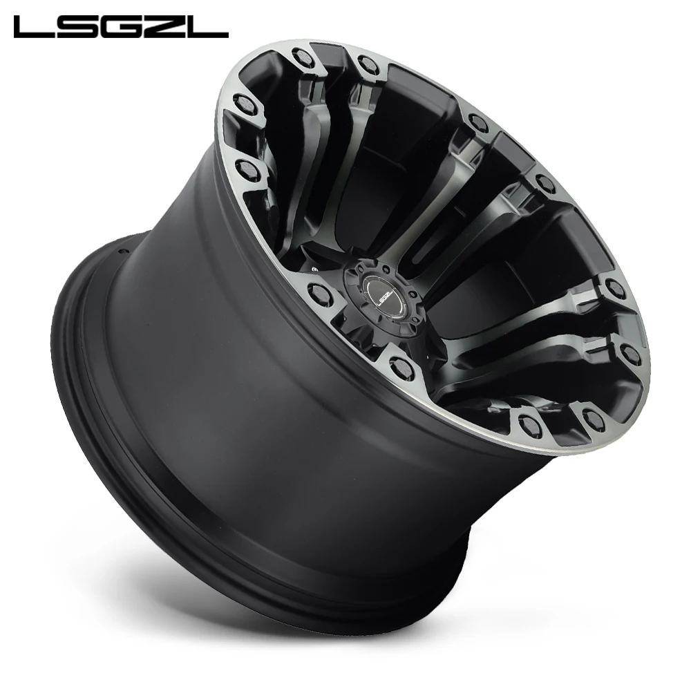 Custom Forged Alloy Off Road Deep Concave Rim 5x127 5x130 6x139.7 17 18 20 21 22 24 26 Inch Wheel