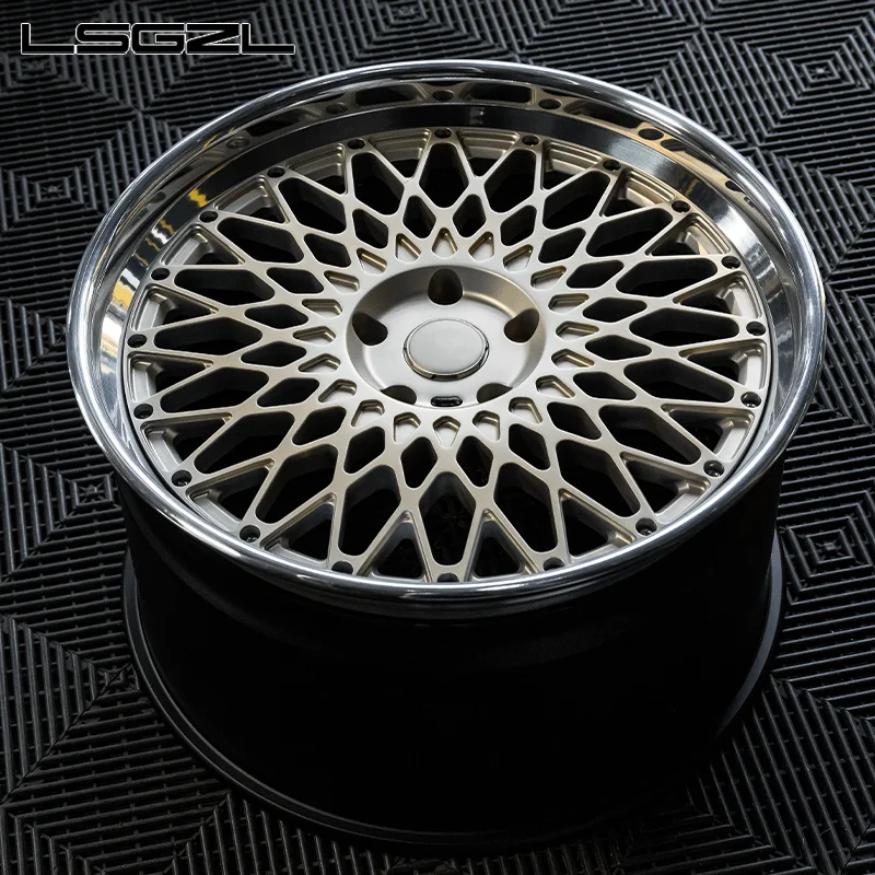 Custom New Polish Forged Car Sport Deep Dish 19 20 22 Inch Wheels 5x114.3/112/120 Pcd Black Concave