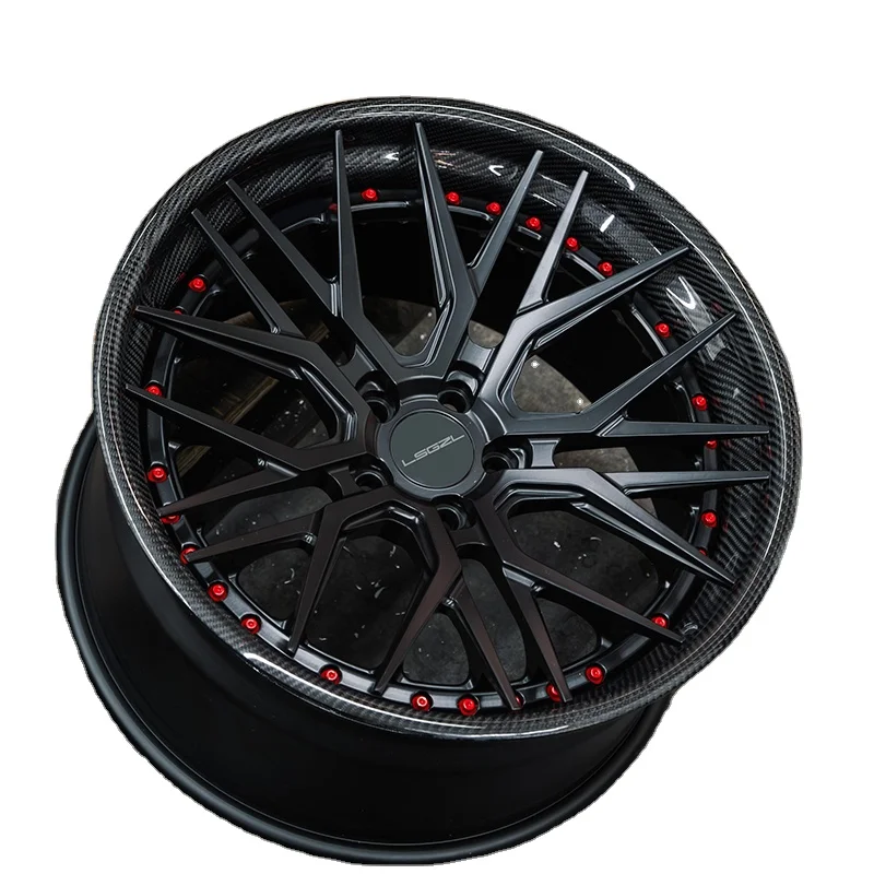 Custom Oem Deep Dish Car Carbon Fiber Wheel For Bmw Adui Urus C8 Wheel Rim 18 19 21 20 22 Inch
