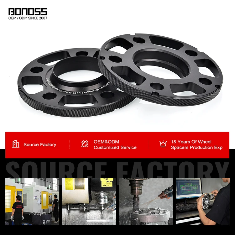 Custom Wheel Spacers Factory Oem 6061-t6 Forged Hubcentric Adapters For Any Car Models 5x112 5x114.3 5x120 6x139.7 Manufacturers