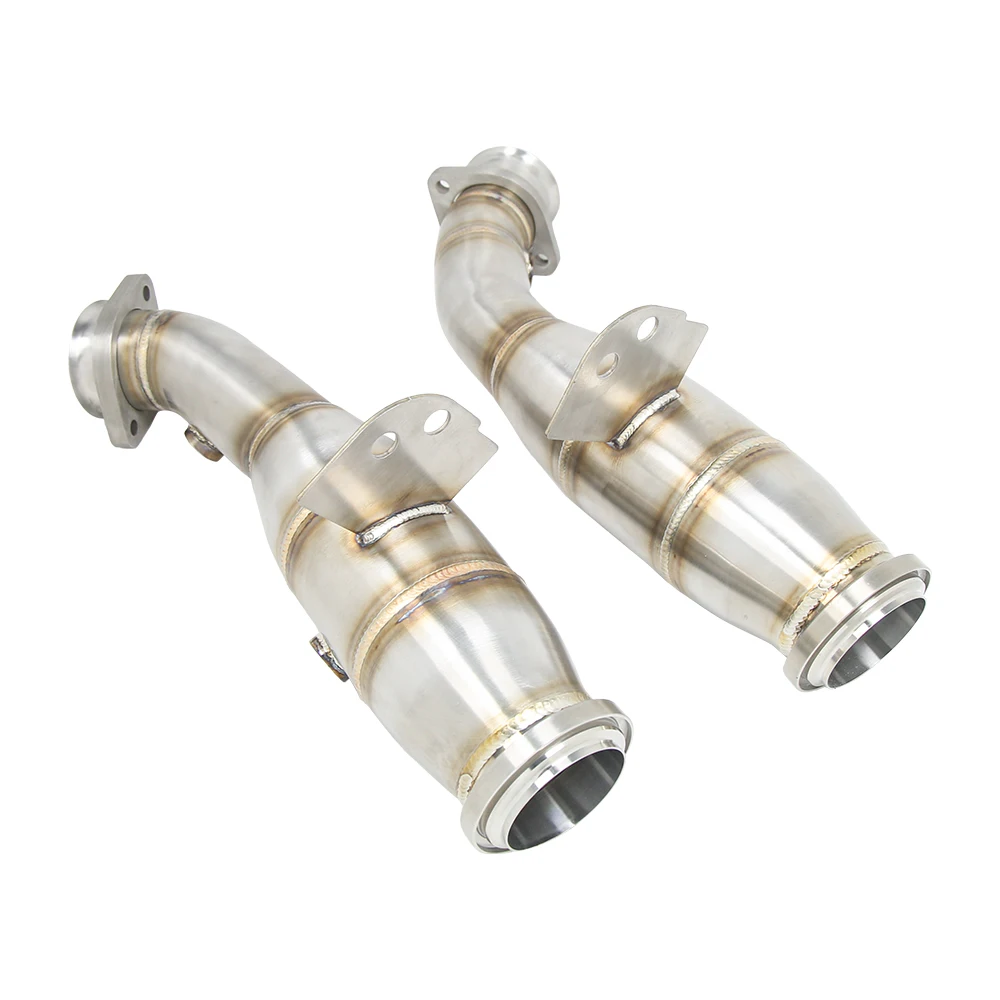 Customizable Laser Logo C400/c450/c43 M276 3.0t Exhaust Downpipe 304 Stainless Steel Material High Performance Tig Welding