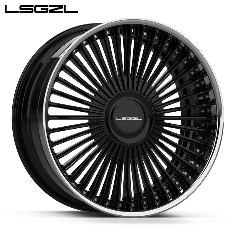 Customize Forged Alloy Wheel 22 24 26 Inch Forged Wheel 5x120 5x130 6x139.7 Rim Passenger Car