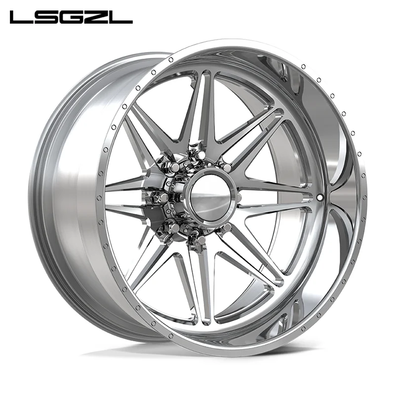 Deep Concave Super Single 6x5.5 8x165.1 8x170 8x180 Forged Alloy Rim For F250 20 Ford Gmc Truck