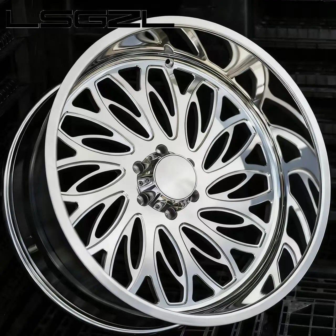 Deep Dish Super Single 6x5.5 8x6.5 8x165.1 8x170 6x139.7 Forged Alloy Rim For 2500 F-350 Ford 18 20