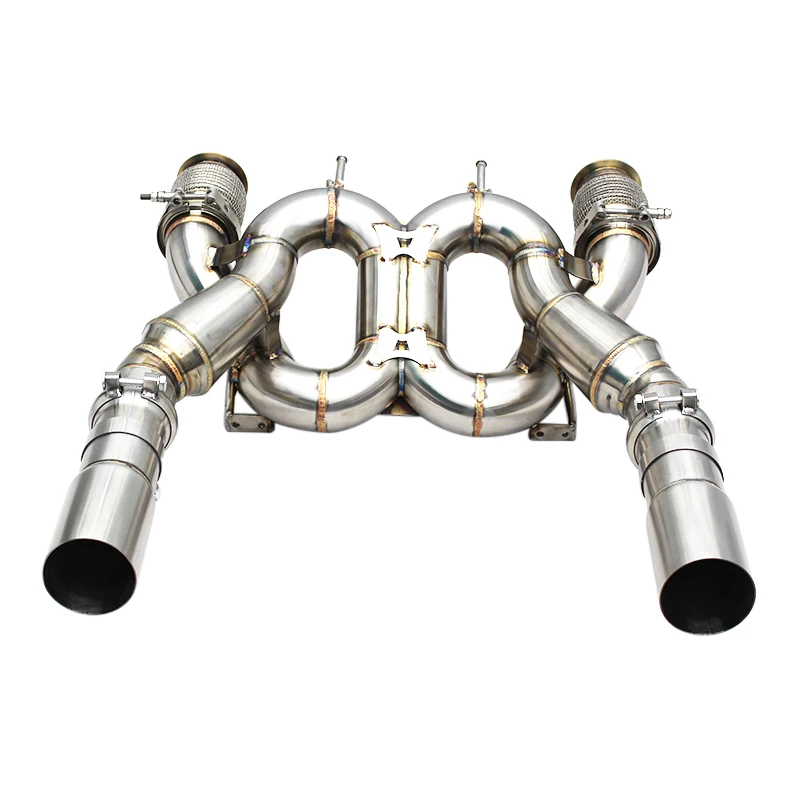 Direct-fit Straight Pipe Exhaust For Mclaren 720s Spider/coupe 4.0t 2017-2019 Stainless Steel