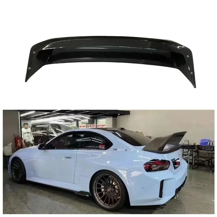 Dry Carbon Fiber An Style Rear Spoiler Wing In Stock For Bmw G87 M2 2 Series G42