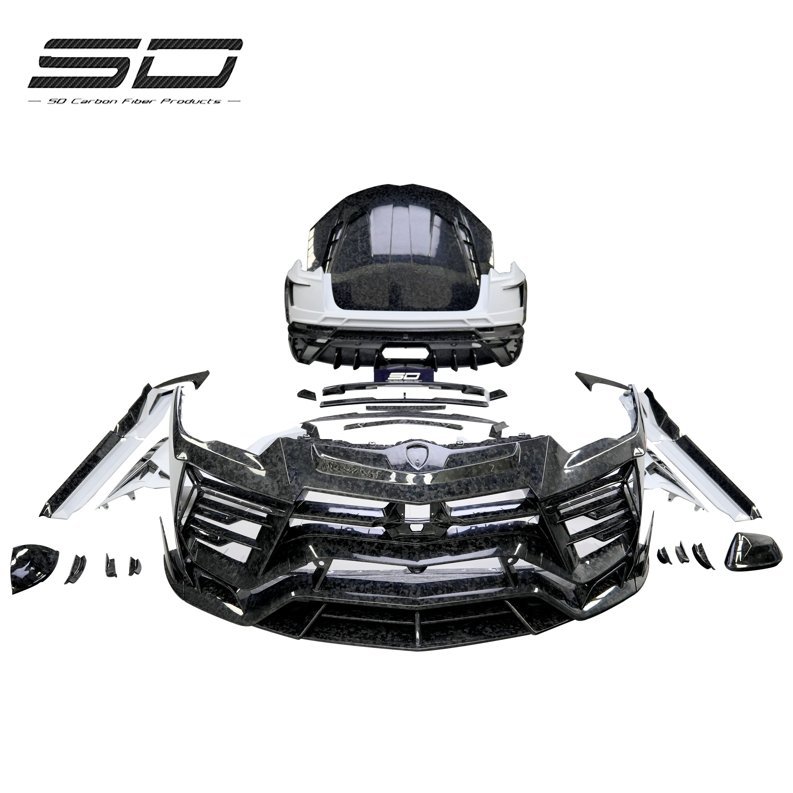 Dry Carbon Fiber Msy Style Wide Body Kit For Lamborghini 2025 Urus Limited Edition Front Bumper Fender Side Skirts Rear Spoiler