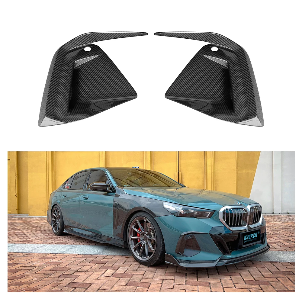 Dry Carbon Front Bumper Air Ducts Covers Side Mesh Grille 51115a36b79 51115a36b80 For Bmw G60 G61 M Sport 530i 540i 2023-2026