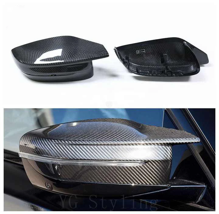 Dry Carbon Replacement Mirror Caps For 4 Series G22 G26 3 Series G20 Lhd Rhd 2 Series F44 F46