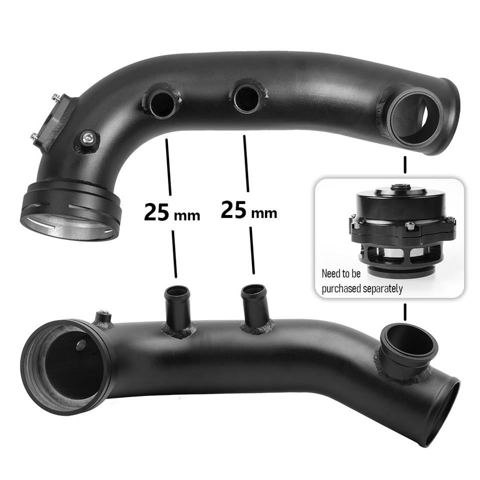 E88/E90/E92 BMW 135i/335i N54 Aluminum Charge Pipe Kit | Chargepipe & Boost Pipe — photo 4