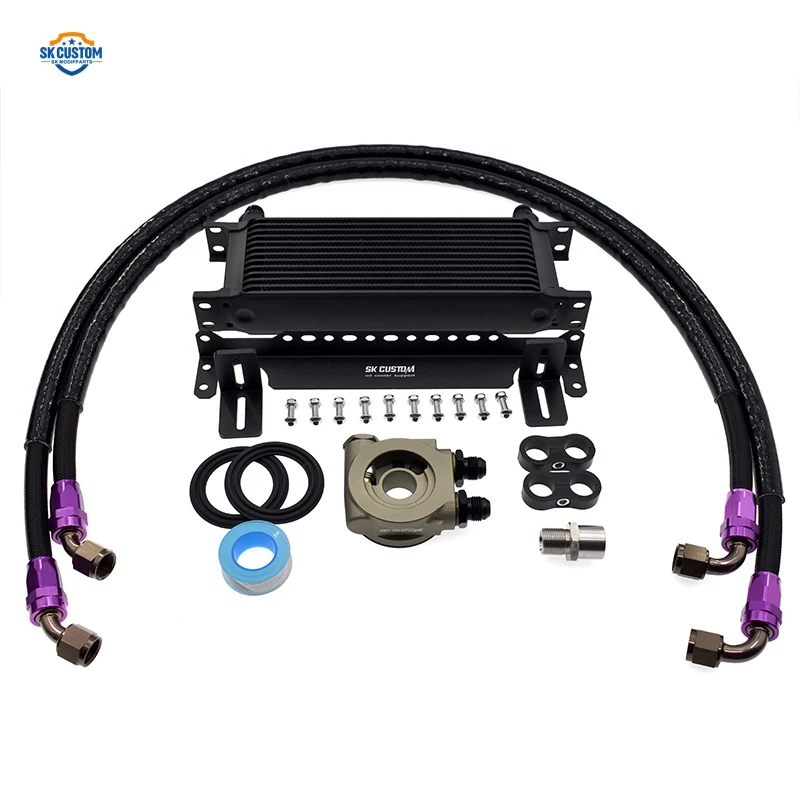 Engine Oil Coolant Kit For Hyundai Elantra Genesis Coupe Ix35 I30 Oil Cooler Kit