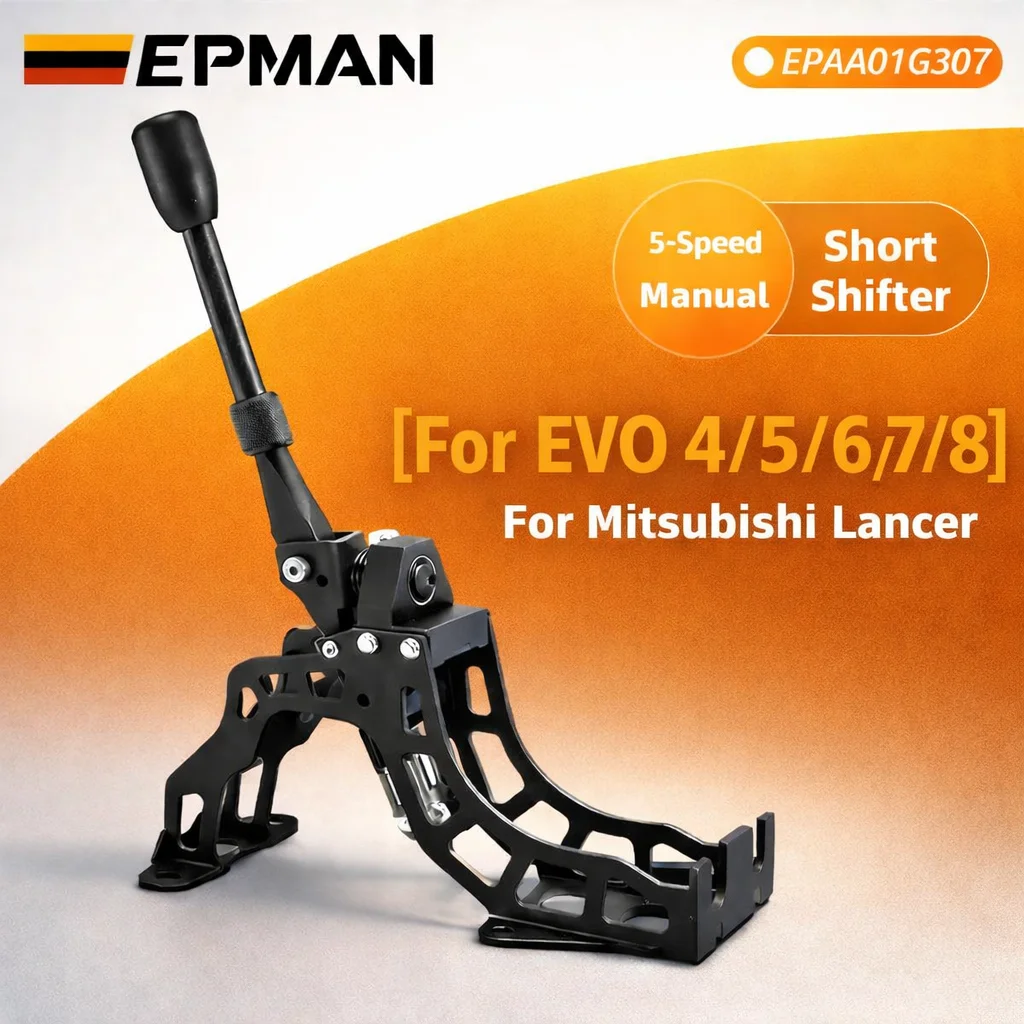 Epman Short Shifter For Mitsubishi Lancer Evo 4 5 6 7 8 5speed Gearbox Quick Shifter H-pattern With Car Gear Knob Epaa01g307