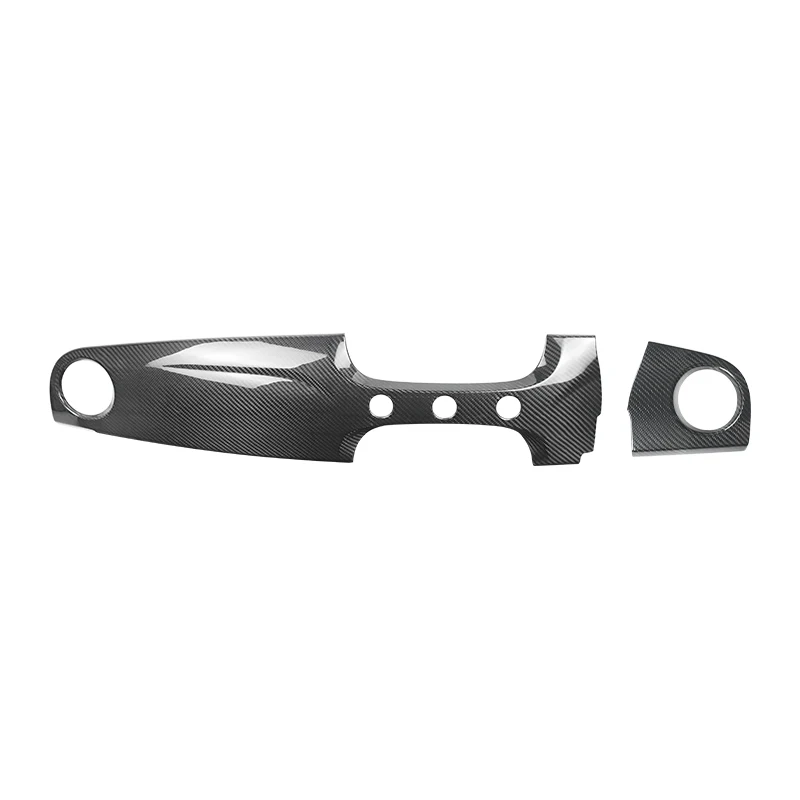 ES Carbon Fiber Instrument Panel Sides Interior Accessories For Fiat 595 Abarth