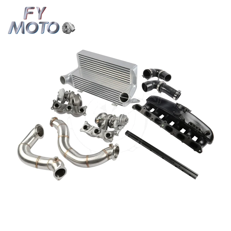 Exhaust Downpipe+intercooler+turbocharger+intake Manifold+inlet Hose Fits For N54 135i 335i Z4 E82