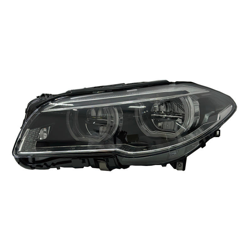F10/F18 BMW 5 Series LED Angel Eye V2 Headlights - Dual Color White/Yellow DRL Switchback | F10 Headlights & Demon Eyes — photo 2