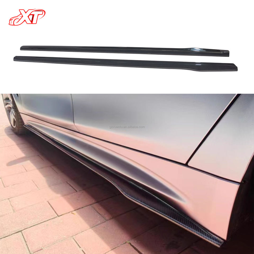 F30/F35 BMW 3 Series Carbon Fiber Side Skirts - OMS Style | Rockers & Side Splitters