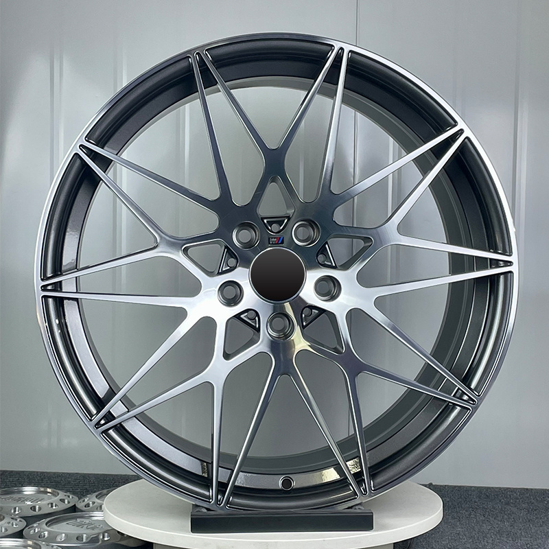 F80 BMW M3 Monoblock Deep-Concave Forged Alloy Wheels - 19x9.5/20x10.5, Titanium Grey, 5x120 | Deep Concave Rims & Forged Wheels — photo 3