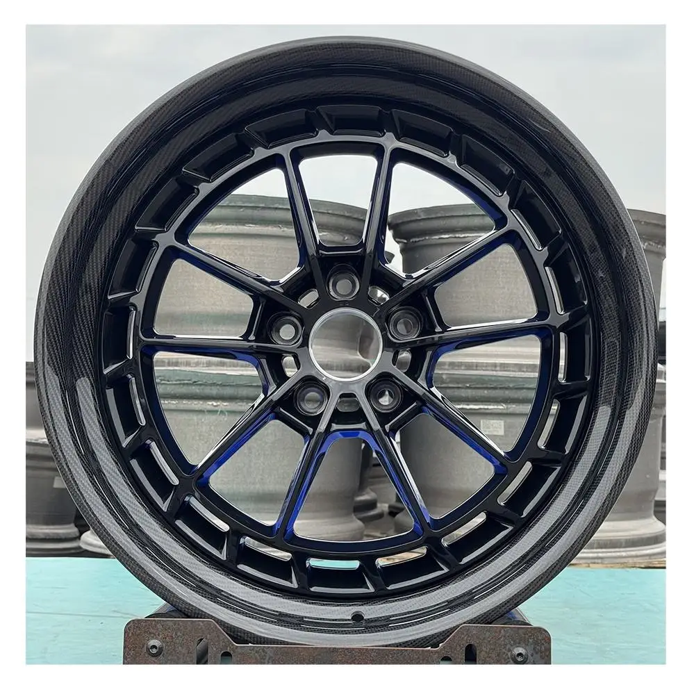 Factory Custom 3-piece Forged Concave Aluminum Alloy Wheels Rims 18-22 Inch 5x120 Pcd New Passenger