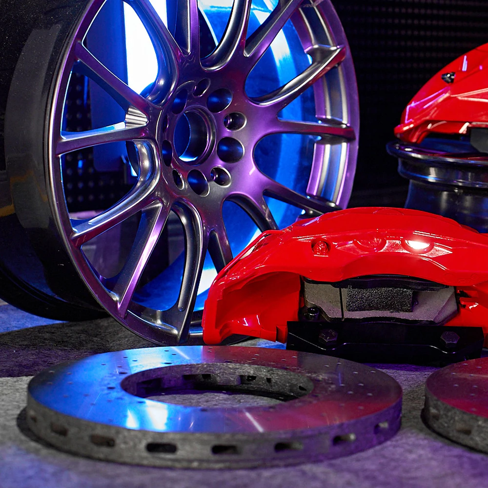 Factory Price Ceramic Rotor 10pot Brake Caliper Kit For Tesla Model X Model S Plaid 2018-2023