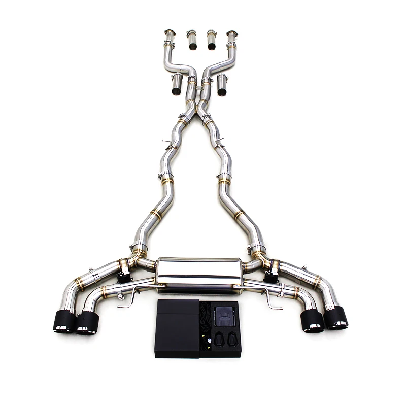 Factory Valvetronic System Catback Exhaust Pipe For Bmw M8 F91/f92/f93 Lci 4.4t 2019-2024 Stainless