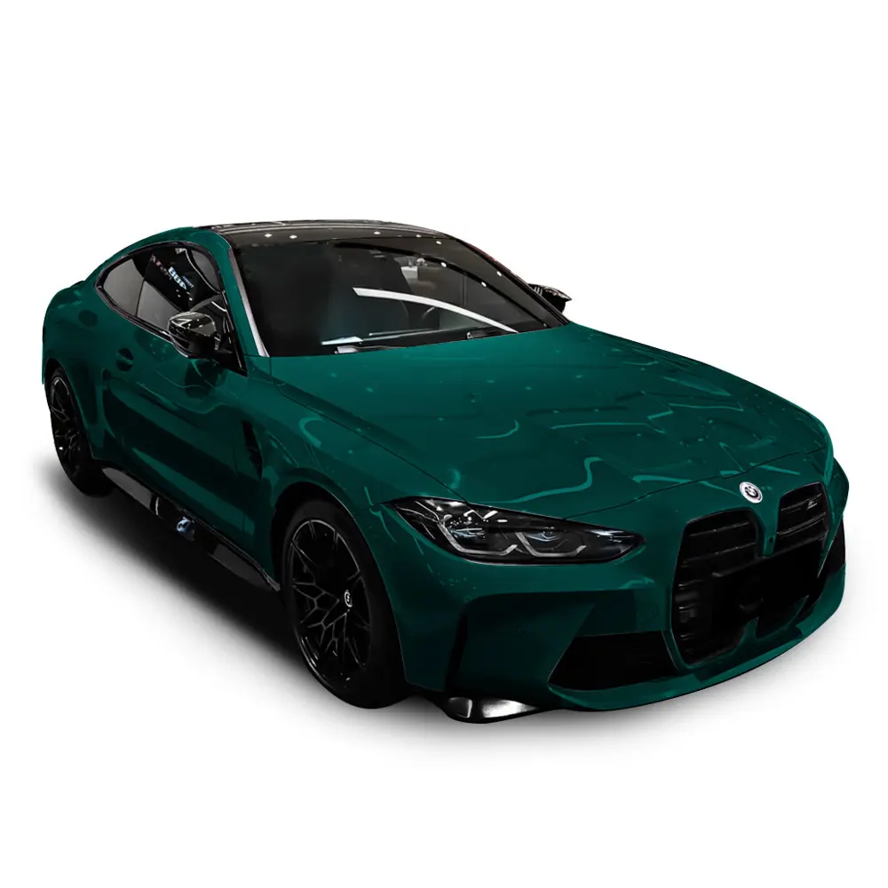 Factory Wholesale Tpu Auto Gloss Hell Green Vinyl Wrap Film Manufacturer Car Wrap Viny Scratch-resistant Sticker Rolls