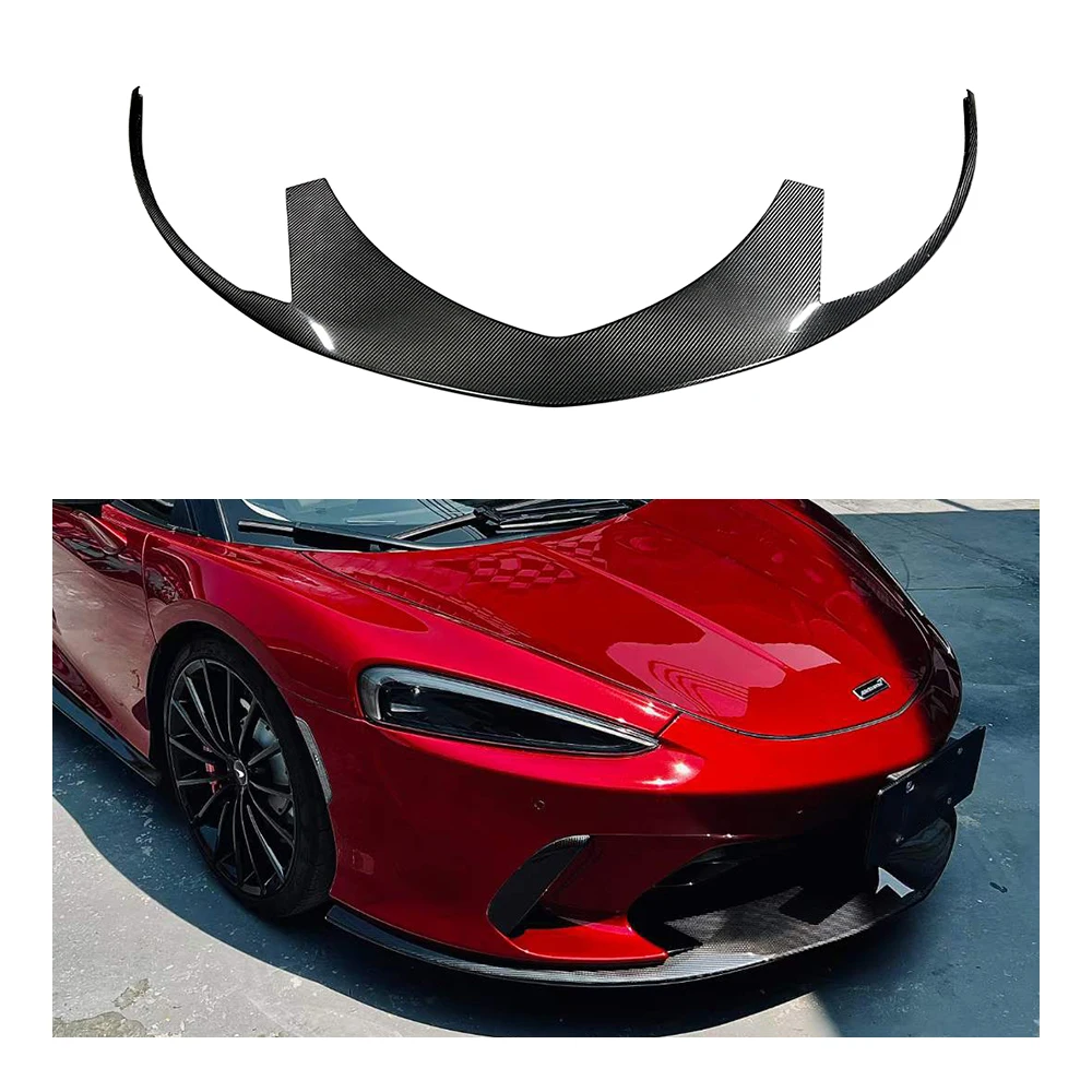 For 2019 McLaren GT N Style Car Bumper Lip Diffuser Splitter Spoiler Dry Carbon Fiber