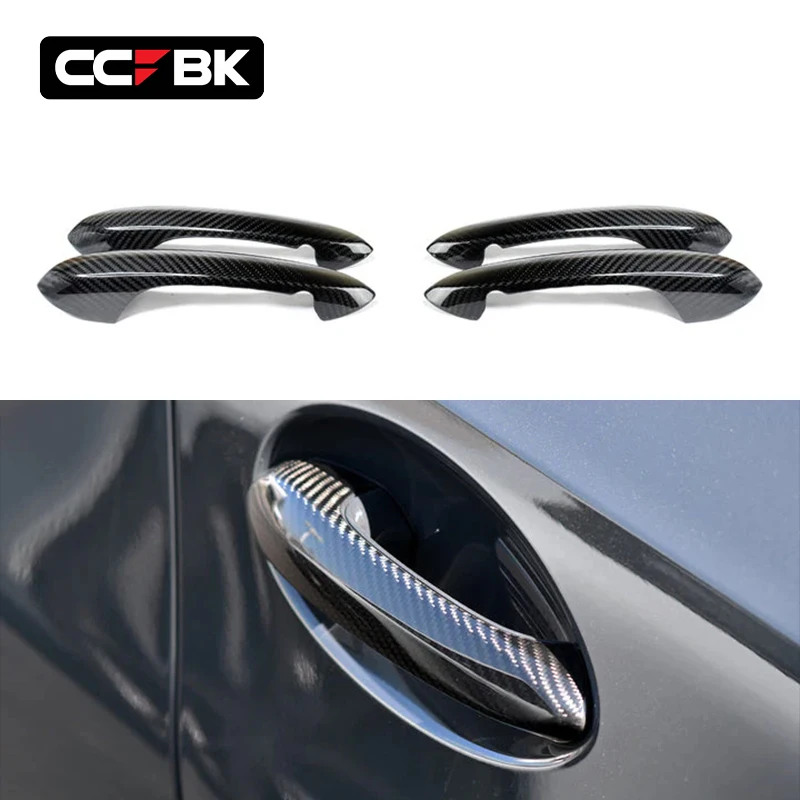 For Bmw G20 G80 M3 G30 F90 M5 G32 G11 G16 F93 M8 X3 G01 F97 X4 X5 G05 F95 X6 X7 2020-2026 Dry Carbon Door Handle Covers Overlays