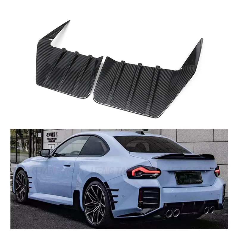 For Bmw G87 M2 Cs 2023-2026 Carbon Fiber Car Body Kits Auto Parts Vehicle Trims Tuning Rear Bumper Side Air Vents Canards