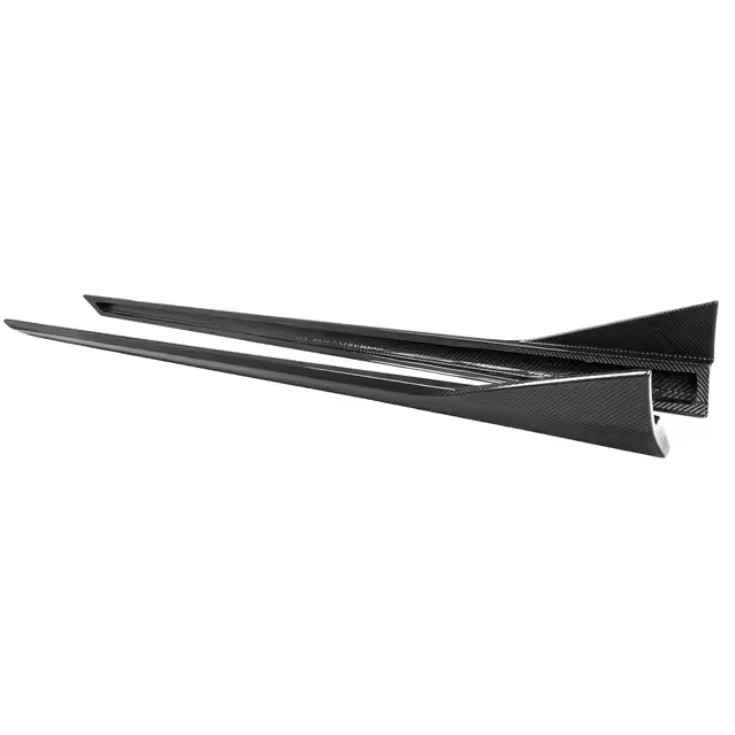 For Bmw G90 G99 M5 2024-2026 Carbon Fiber Mp Style Side Bumper Skirts 51195a7d683 51195a7d684
