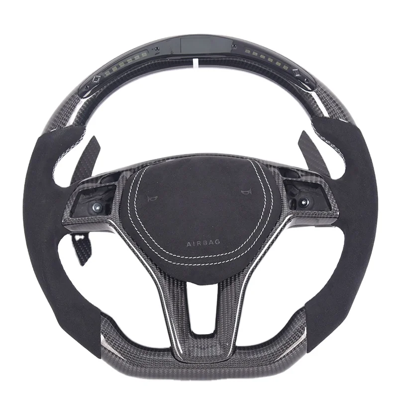 For Mercedes Benz Gla Cla 180 Glc Gle W211 W212 W213 W203 W204 W205 2013 2014 2015 2016 2017 2018 Carbon Fiber Steering Wheel