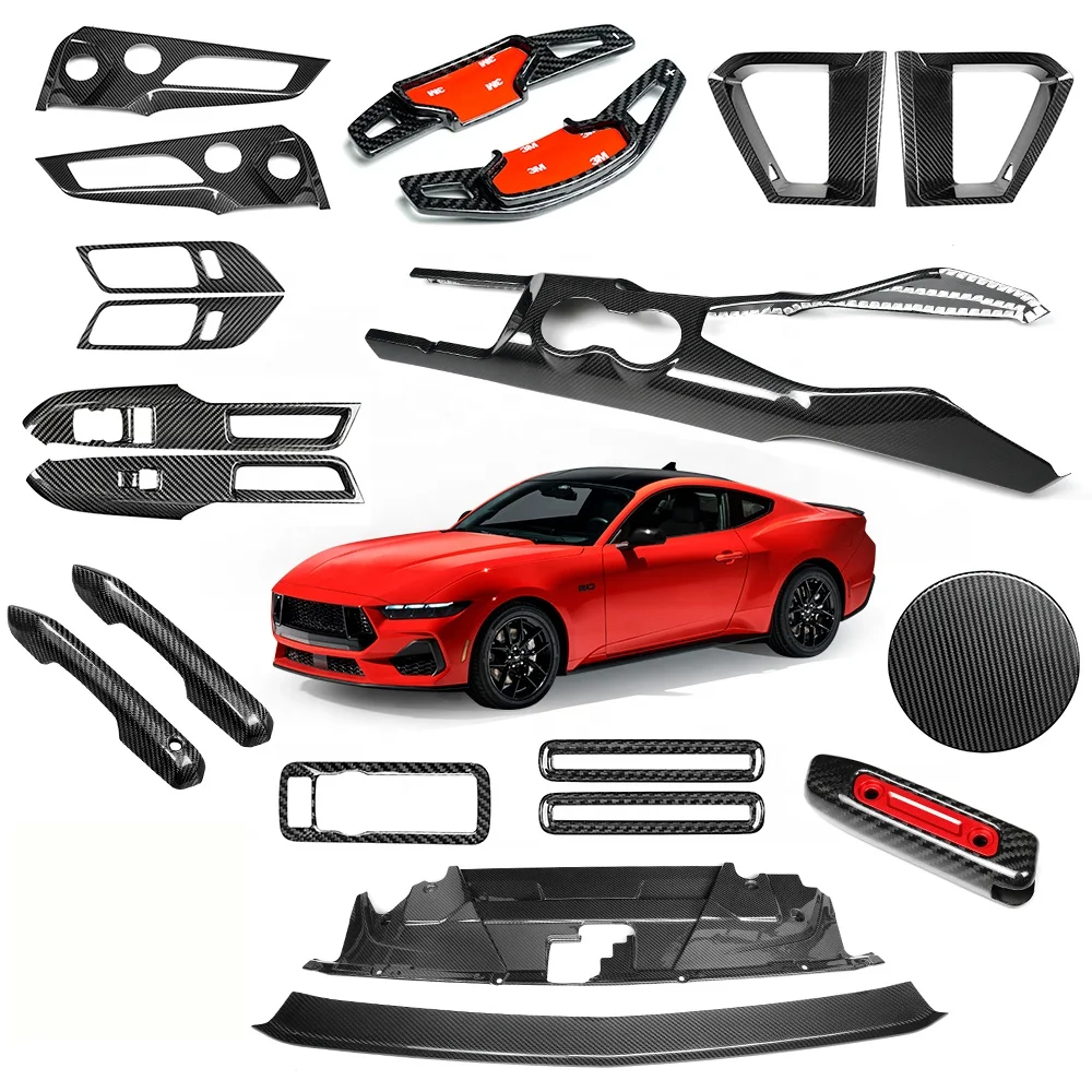Ford Mustang Ecoboost GT 2024-2025 OEM Dry Carbon Fiber Body Kit