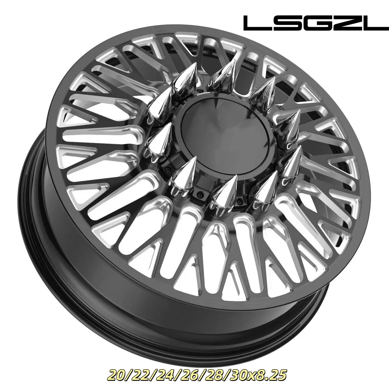 Forged Aluminum Alloy Deep Dish Wheels For For Gmc For 20-30 Inch 8x210 10x225 Pcd 40mm 30mm