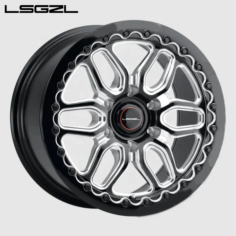 Forged Beadlock Custom High Quality 17 18 19 Inch Forged Alloy Oem Wheel Rims For C8 M5 Car Wheel
