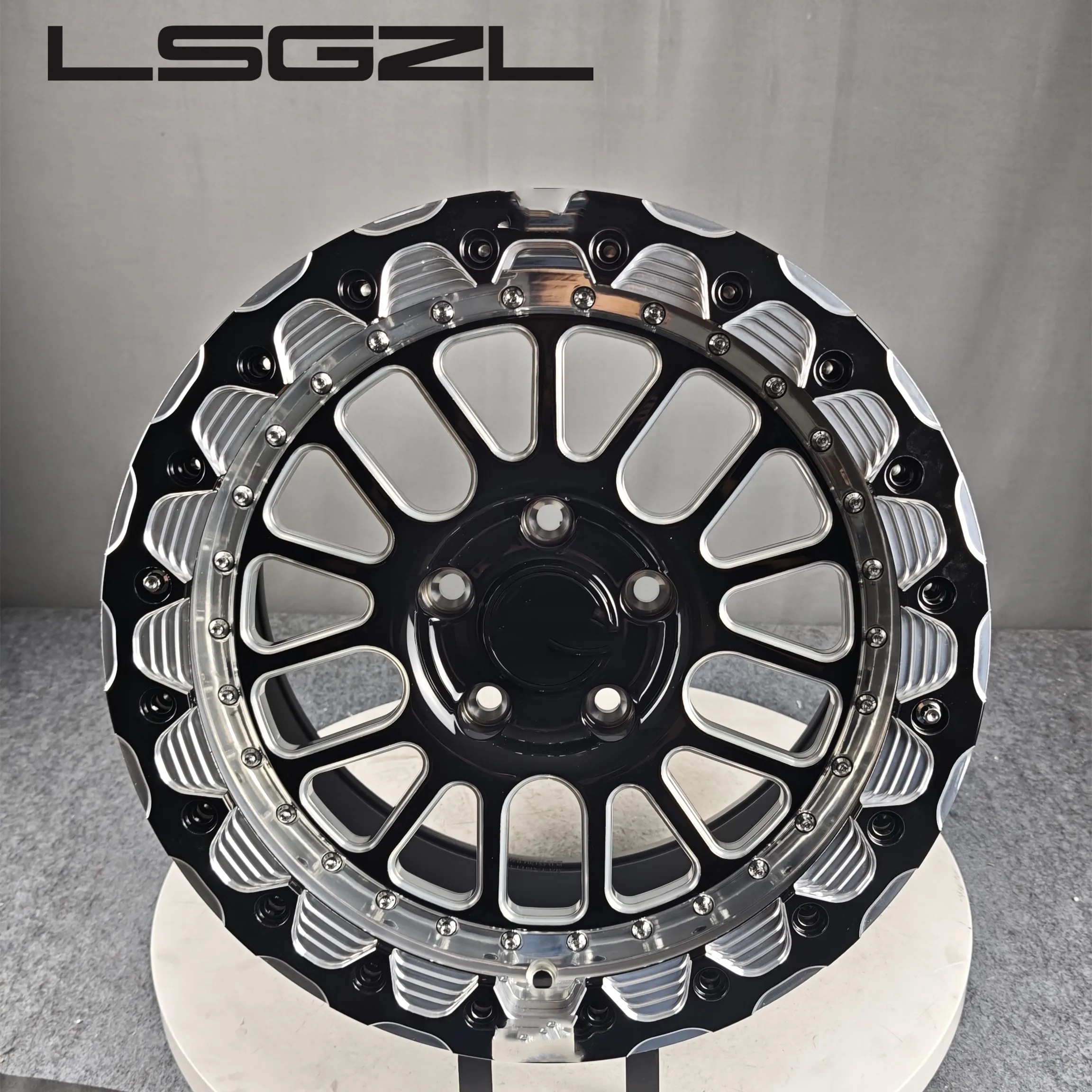 Forged Beadlock Drag Wheel Custom 15 17 18 19 20inch Forged Alloy Oem Wheel Rims For C8 Audi M5