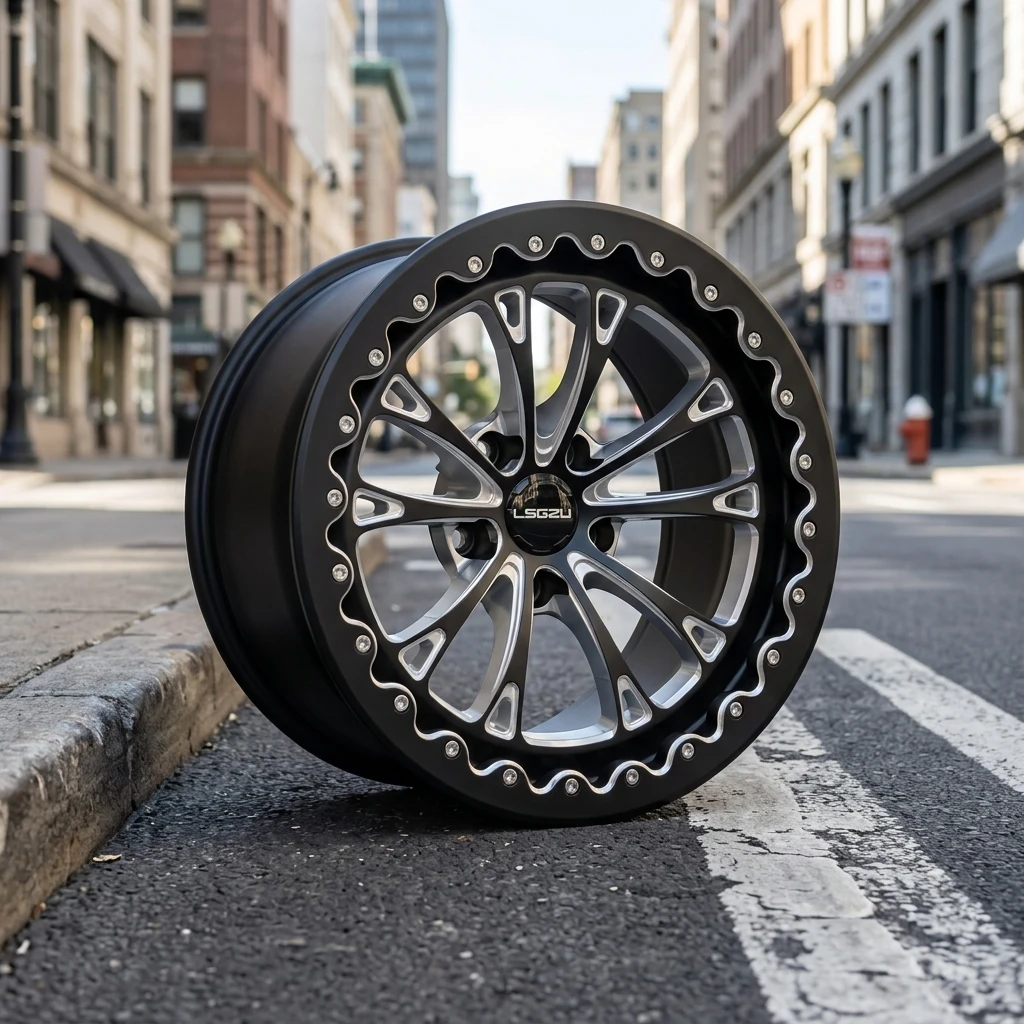 Forged Beadlock Drag Wheel Custom 15 17 18 19 Inch Forged Alloy Oem Wheel Rims For C8 Audi M5