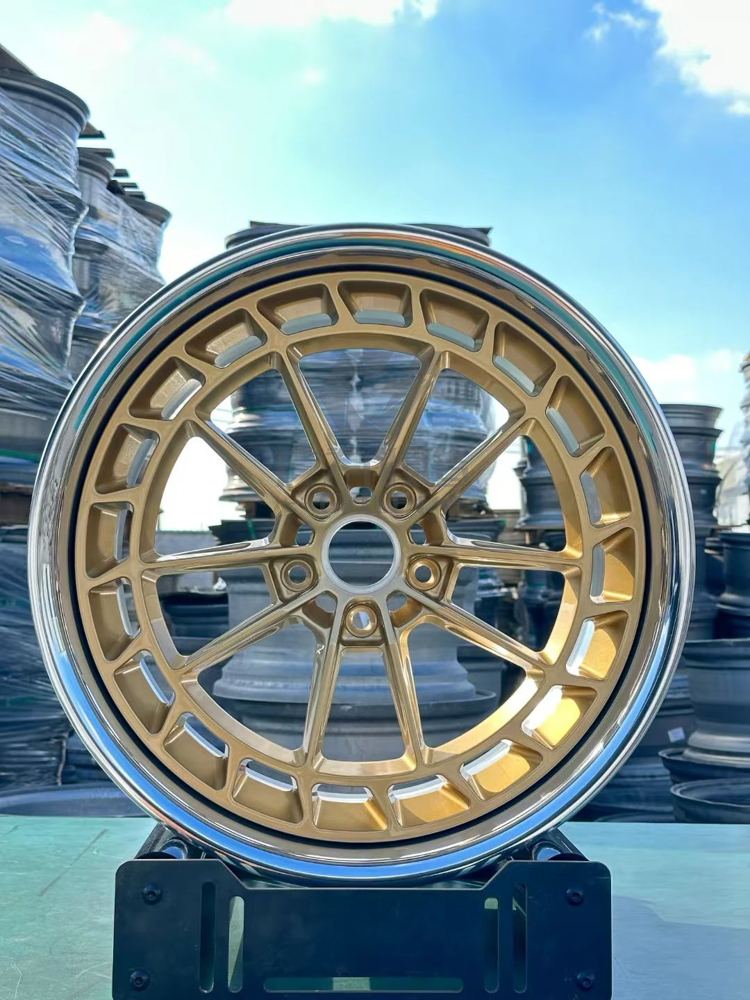 Forged Custom 6061-t6 Aluminum Alloy Wheels 2-piece Polish Lip Aeroring New Condition For F30 M2 M3