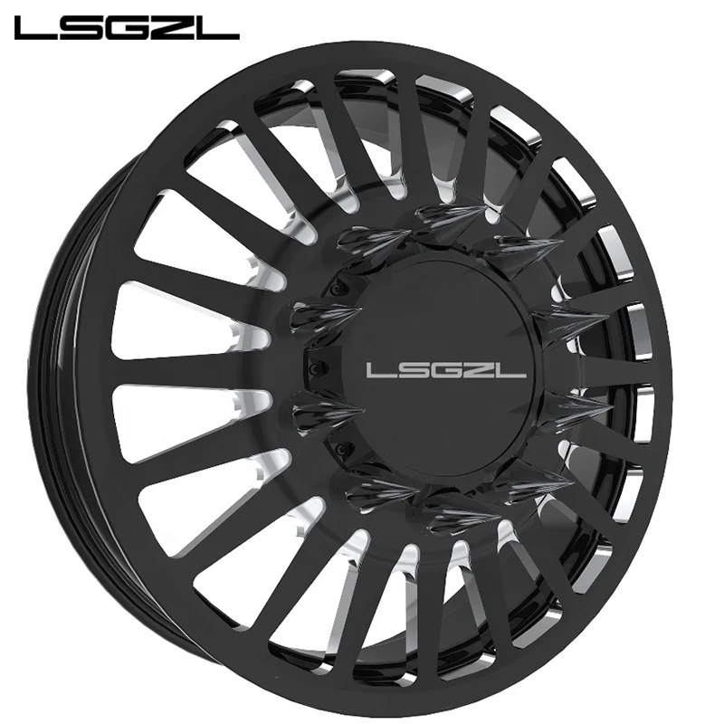 Forged Dually Offroad Deep Dish Lip 22-30 Inch Custom 8x170 8x200 10x225 For Silverado F250 F350