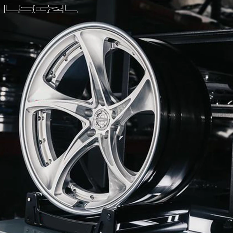Forged Luxury Deep Concave 17-24 Car Wheel Chrome Brush Alloy 5x114.3 5x130 5x112 5x127 Wheels