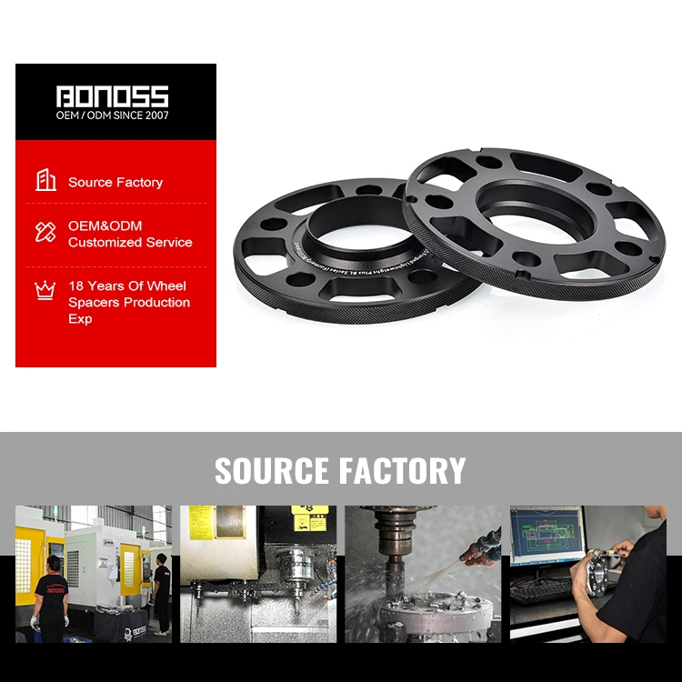 Forged Wheel Spacers For Bmw Mercedes Audi Vw 5x112 5x120 Cb66.5 57.1 Hubcentric Custom Oem Factory Aluminum Hub Adapters