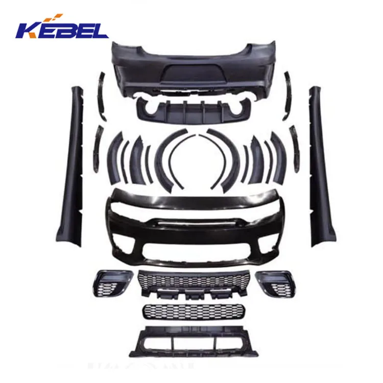 Front Bumper Assembly Auto Part Front Bumper Kit For Dodge Charger Srt Hellcat 2015 2016 2017 2018