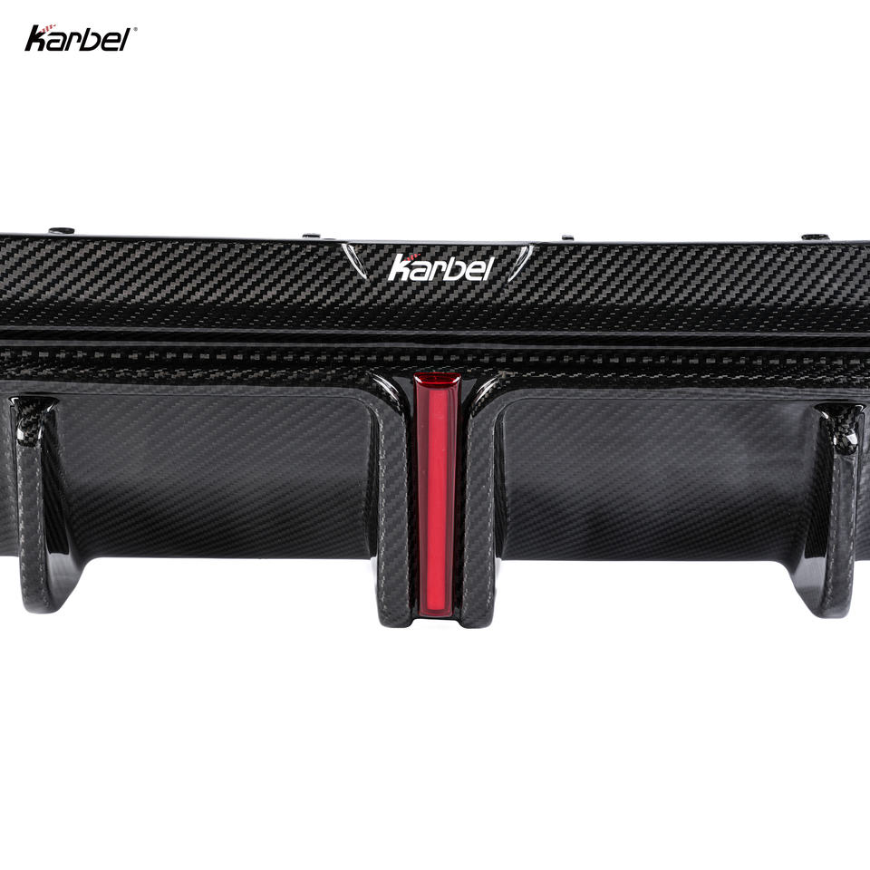 G16 BMW 8 Series Dry Carbon Fiber Rear Diffuser - KB Style | Rear Lip & Valance — photo 2